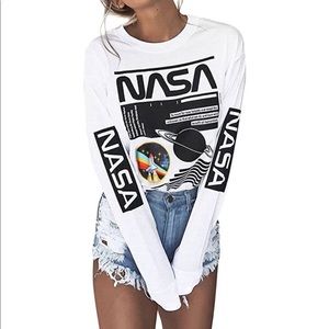 Long sleeve nasa shirt